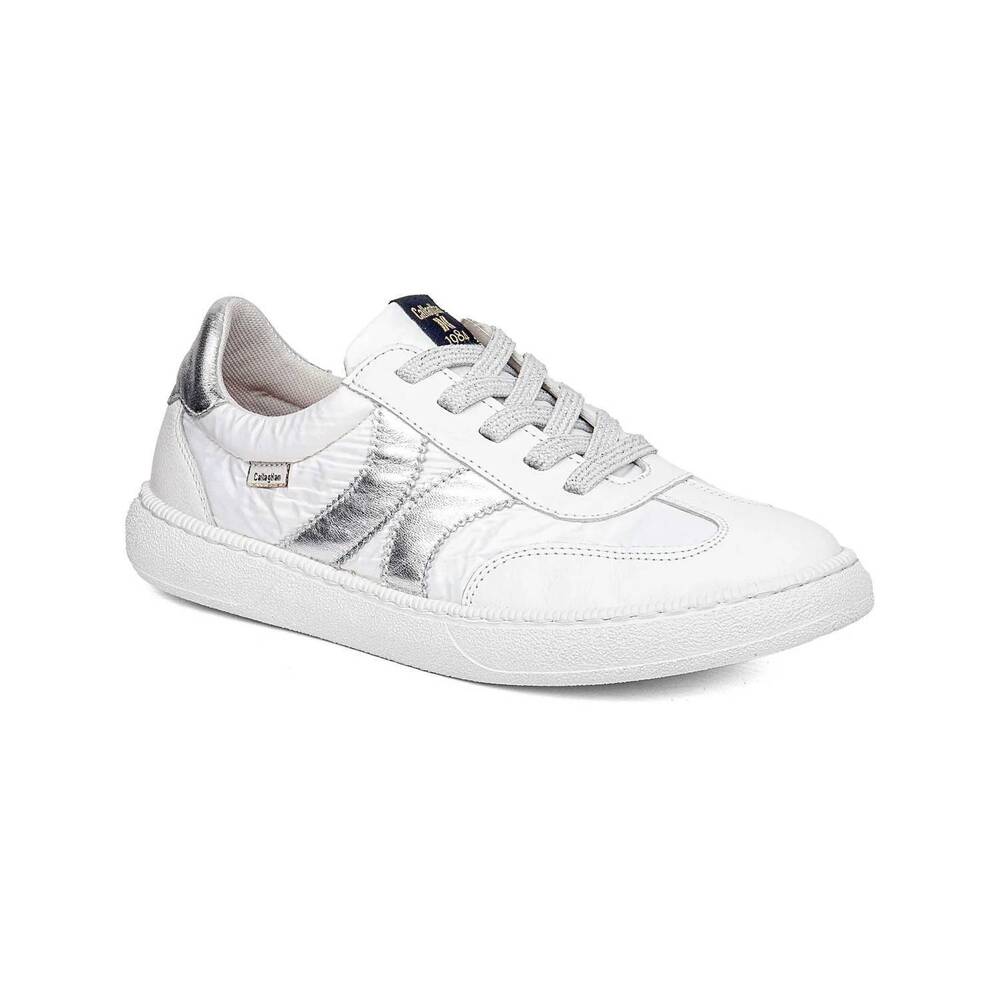 NEW CALLAGHAN women's 35000 lace-up sneaker in white